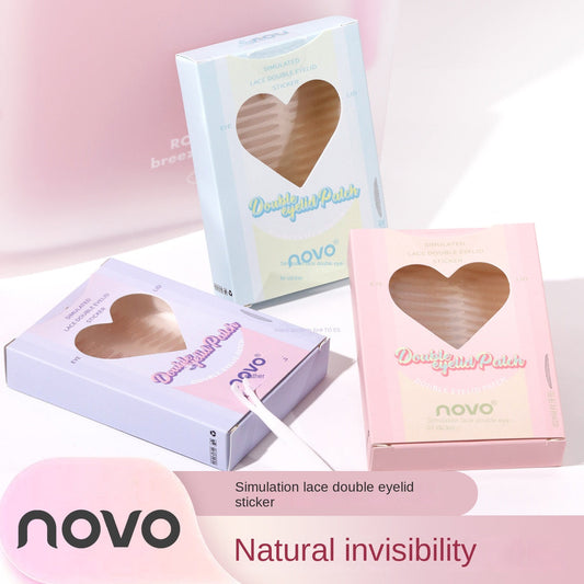 NOVO double eyelid stickers invisible natural lace seamless ultra-invisible single eyelid swollen eye bubble special