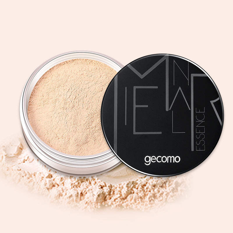 GECOMO breathable setting powder transparent powder repair concealer 24 hours long-lasting waterproof and sweat-proof non-makeup loose powder