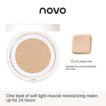 NOVO clear air cushion cream high concealer not easy to stick powder moisturizing cream skin long-lasting oil control no makeup wholesale 