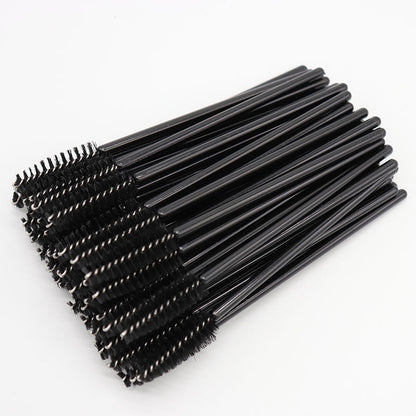 Wholesale nylon brush colored eyelash curler grafted eyelash portable eyelash comb makeup brush yiwu wholesale