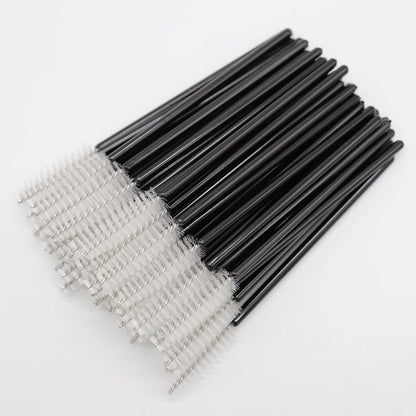 Wholesale nylon brush colored eyelash curler grafted eyelash portable eyelash comb makeup brush yiwu wholesale