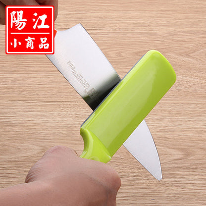 Household kitchen knife sharpener high hardness whetstone practical non-slip base whetstone one piece delivery