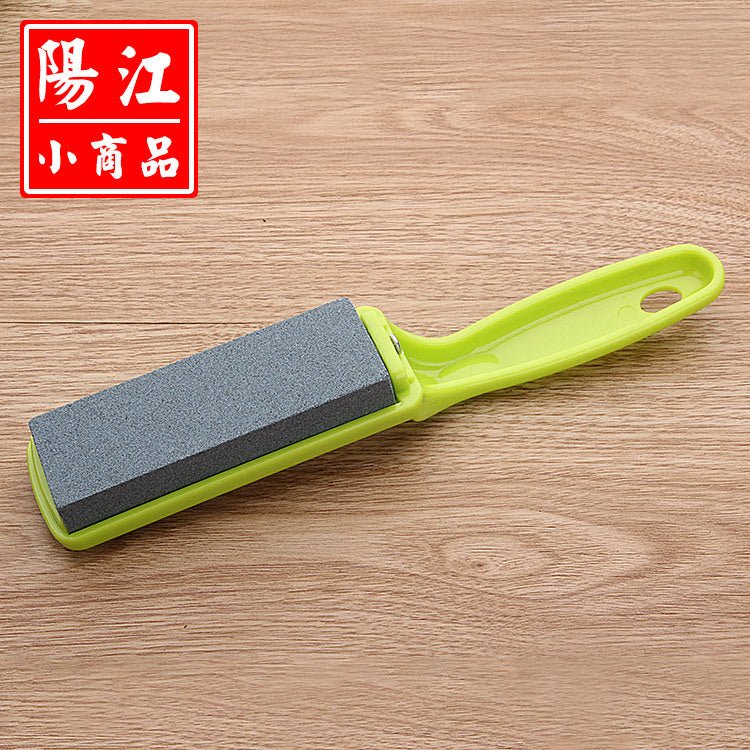 Household kitchen knife sharpener high hardness whetstone practical non-slip base whetstone one piece delivery