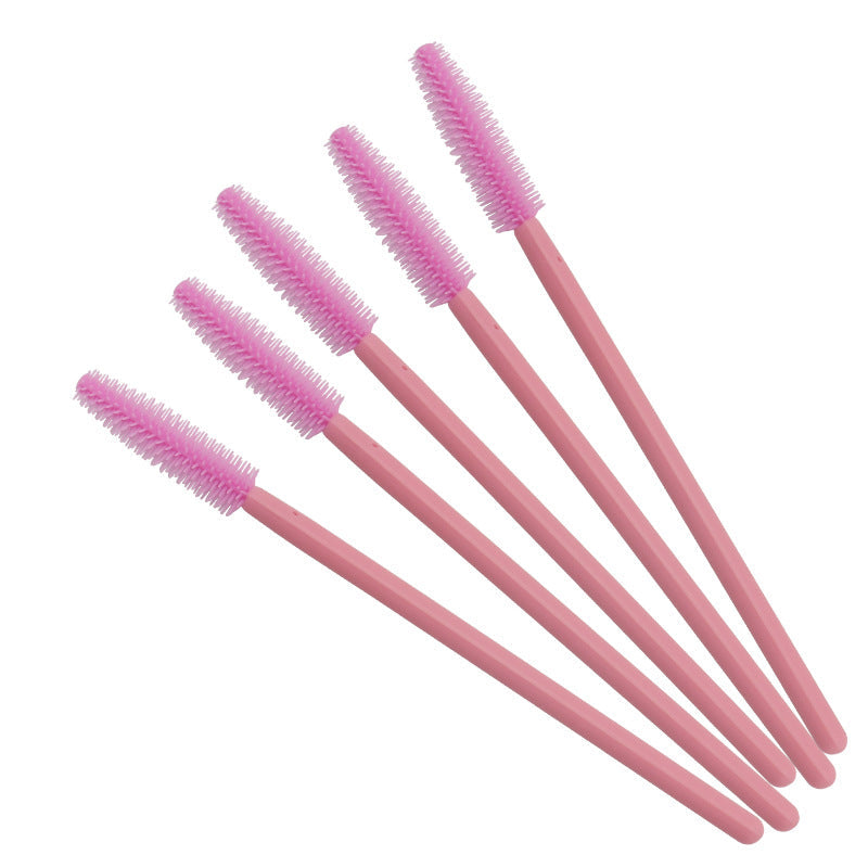 Wholesale makeup brush colored silicone eyelash brush tower type portable grafting eyelash curler wholesale makeup eyelash comb