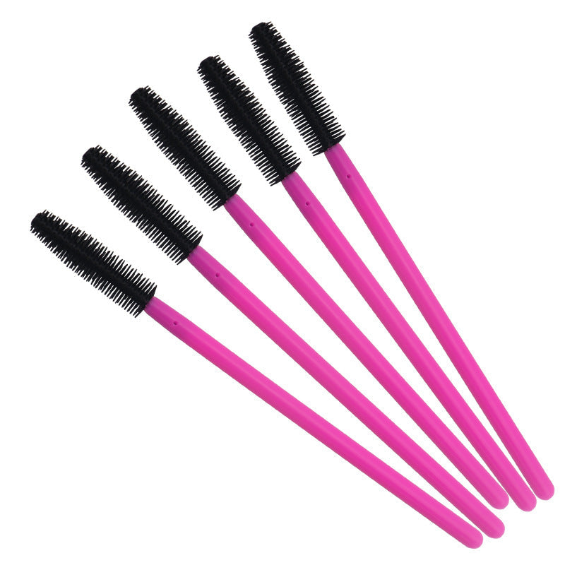 Wholesale makeup brush colored silicone eyelash brush tower type portable grafting eyelash curler wholesale makeup eyelash comb