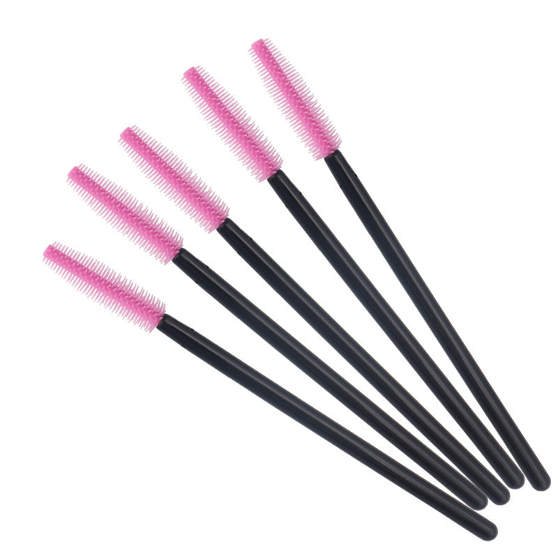 Wholesale makeup brush colored silicone eyelash brush tower type portable grafting eyelash curler wholesale makeup eyelash comb