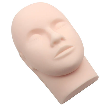 Eyelash grafting practice mannequin head eyelash simulation head mask silicone beauty face massage dummy head model