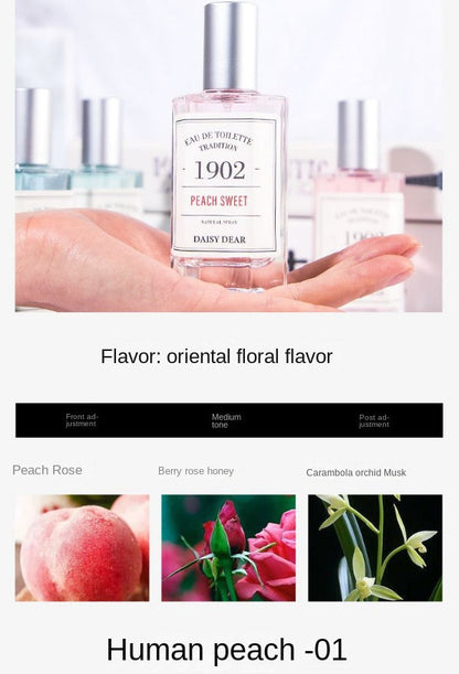 Xiaocheng Yixiang new 1902 perfume for women lasting light fragrance peach cabbage rose student perfume wholesale 50ML