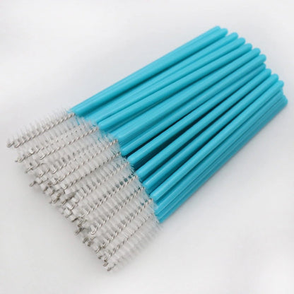 Wholesale nylon brush colored eyelash curler grafted eyelash portable eyelash comb makeup brush yiwu wholesale