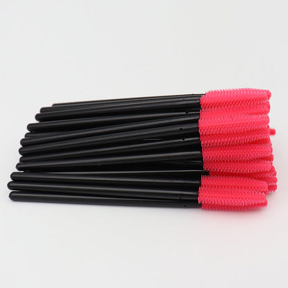 Wholesale makeup brush colored silicone eyelash brush tower type portable grafting eyelash curler wholesale makeup eyelash comb