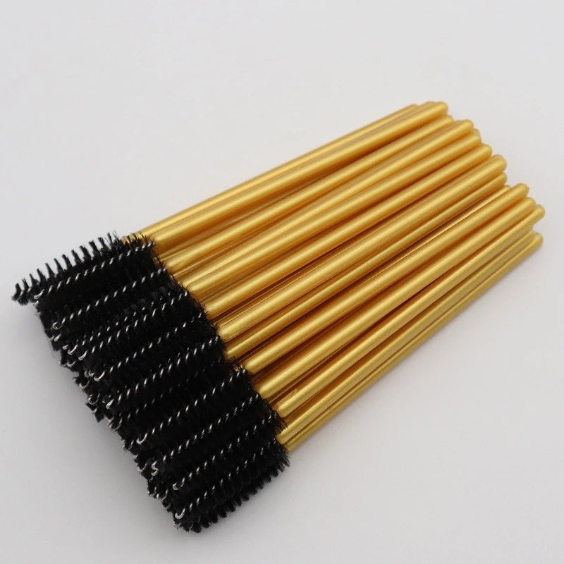 Wholesale nylon brush colored eyelash curler grafted eyelash portable eyelash comb makeup brush yiwu wholesale