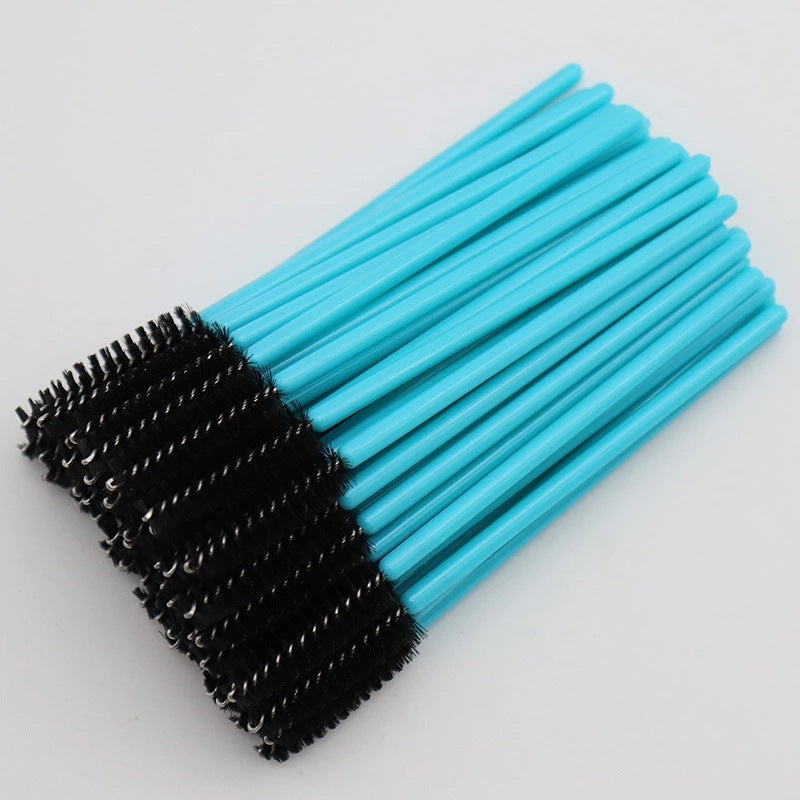 Wholesale nylon brush colored eyelash curler grafted eyelash portable eyelash comb makeup brush yiwu wholesale