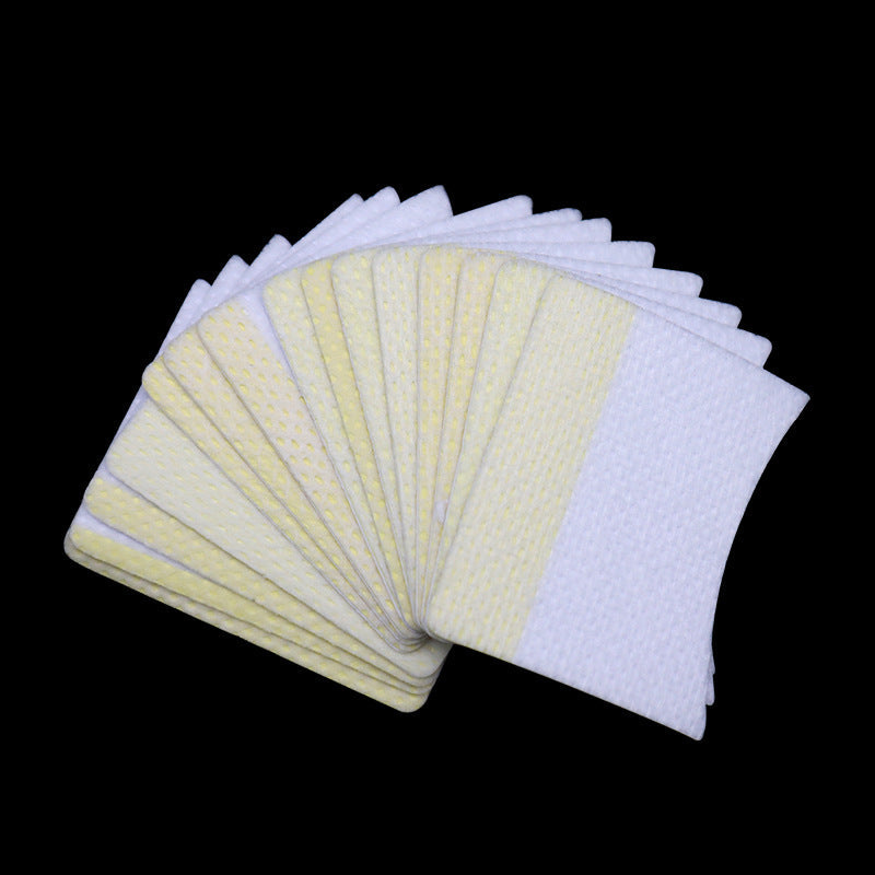 Wholesale grafting eyelash cotton pads to remove eyelash residue non-woven cotton pads nail remover makeup remover cotton