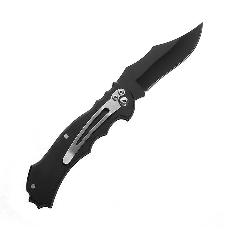 Department store new lock-free outdoor survival folding knife stainless steel camping knife knife fruit knife