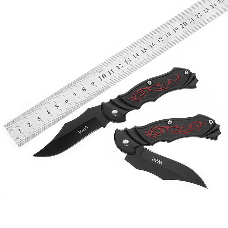 Department store new lock-free outdoor survival folding knife stainless steel camping knife knife fruit knife