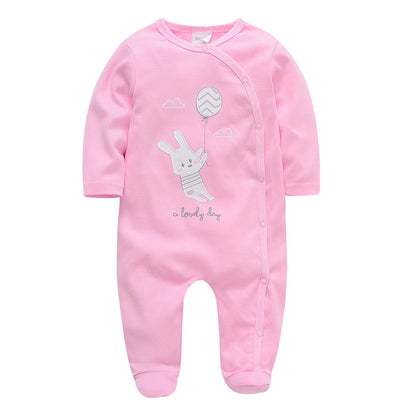 Autumn baby clothes, cartoon baby romper, long-sleeved casual baby jumpsuit, cross-border manufacturers