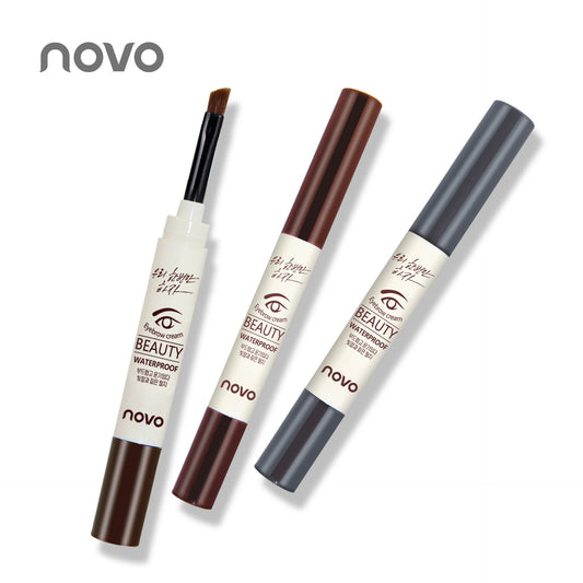 NOVO5068 quick-drying three-dimensional shaping eyebrow dyeing cream anti-sweat brush Guangzhou Aili manufacturer makeup source