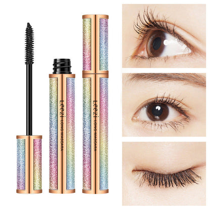 The same style as the Internet celebrity Liz Starry Sky 4D Lengthening Mascara is thick and curled, waterproof and sweat-proof, and will not fade or fade color makeup