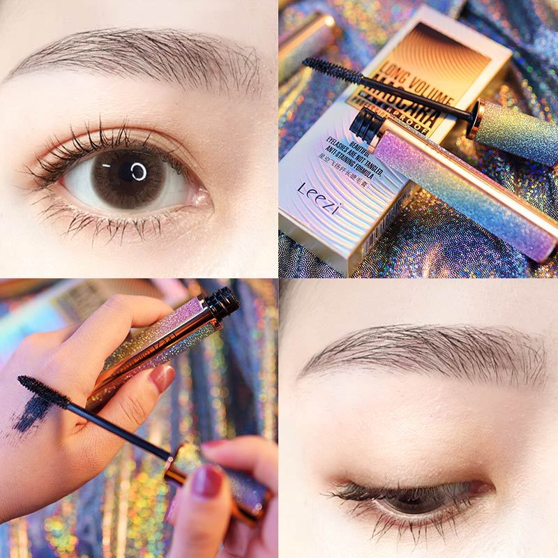 The same style as the Internet celebrity Liz Starry Sky 4D Lengthening Mascara is thick and curled, waterproof and sweat-proof, and will not fade or fade color makeup