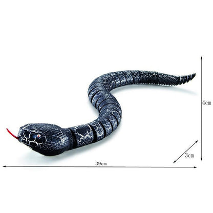 Super realistic animal remote control snake with USB charging trick infrared remote control snake tongue retractable trick toy