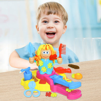 Tik Tok same color clay barber plasticine children DIY clay mold tool play house enlightenment toy