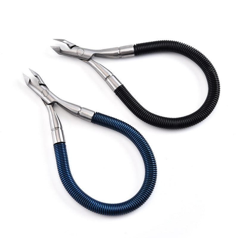 Manufacturers wholesale nail clippers stainless steel spring dead skin scissors manicure dead skin scissors dead skin scissors multifunctional nail scissors 