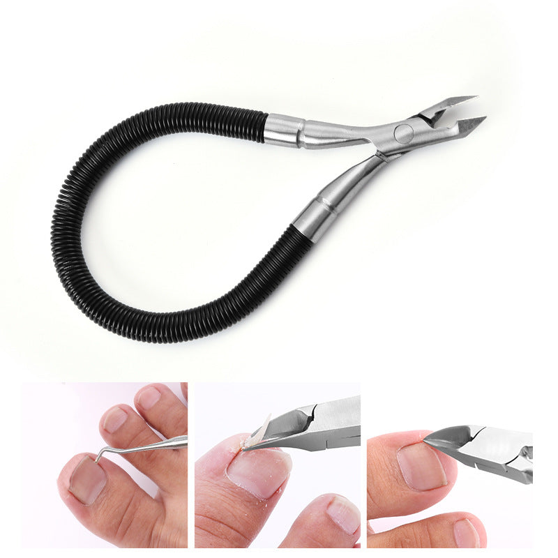 Manufacturers wholesale nail clippers stainless steel spring dead skin scissors manicure dead skin scissors dead skin scissors multifunctional nail scissors 