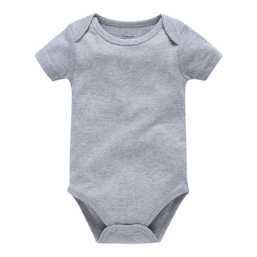 Newborn baby clothes romper summer short-sleeved baby pure cotton triangle romper 0-2 years old one-piece