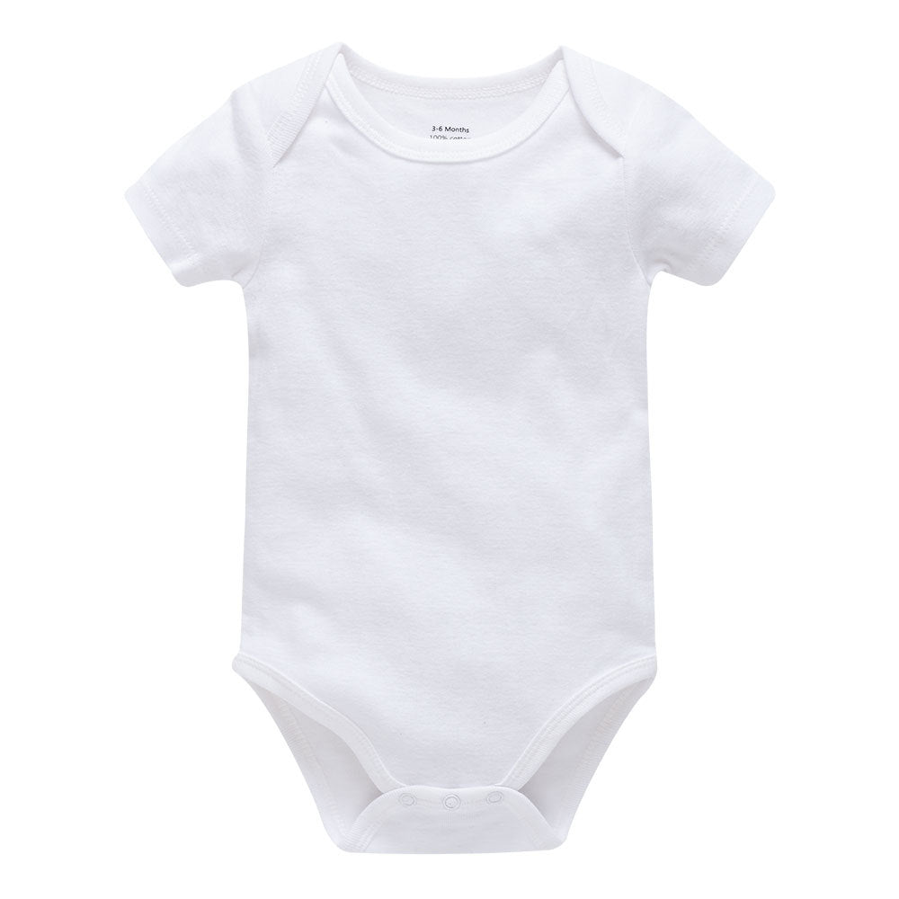 Newborn baby clothes romper summer short-sleeved baby pure cotton triangle romper 0-2 years old one-piece