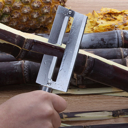 Stainless steel pineapple knife fruit peeler pineapple knife steel handle home kitchen fruit potato peeling knife