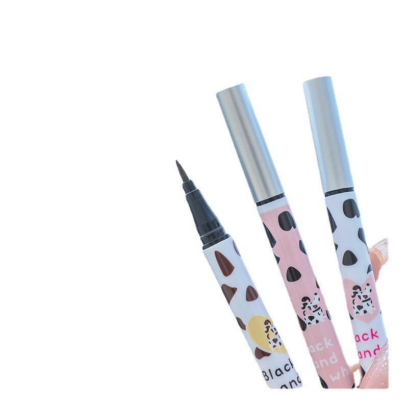 SUAKE cute polka dot eyeliner pen, silkworm pen, smooth and not easy to smudge the lower eyelashes, colored liquid eyeliner pen for foreign trade