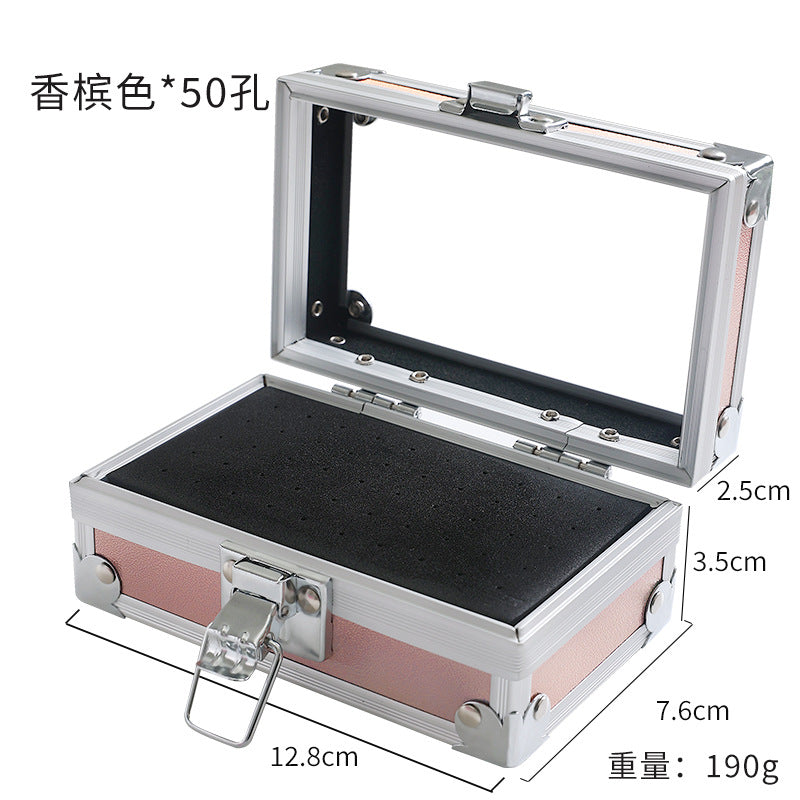 Nail polishing head storage box portable tool box desktop storage rack tool box jack display stand wholesale