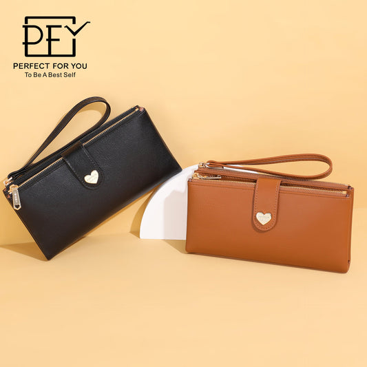 Perfect For You New Women's Long Coin Purse Coin Wallet Simple Small Wallet Women's Bag 