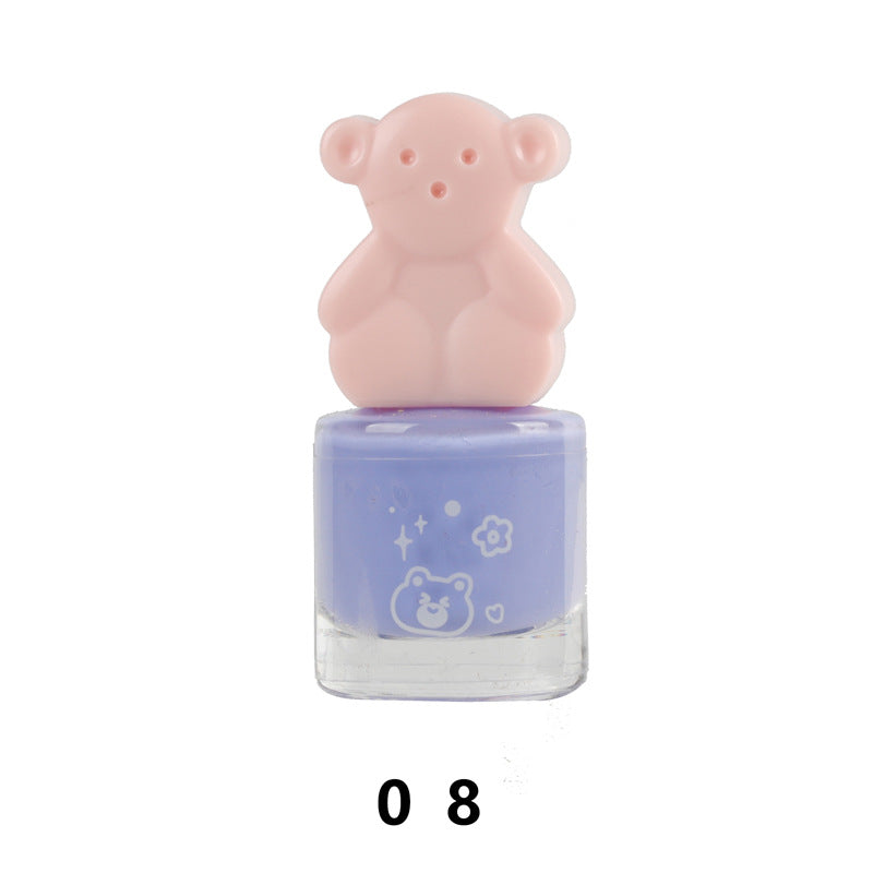 Bei Shijie water-based cute no-bake long-lasting non-peelable quick-drying nude color no odor nail polish wholesale