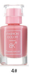 bk girl whitening 7 days 36 colors water-based nail polish no baking long-lasting can not be peeled and pulled no irritation odor wholesale 