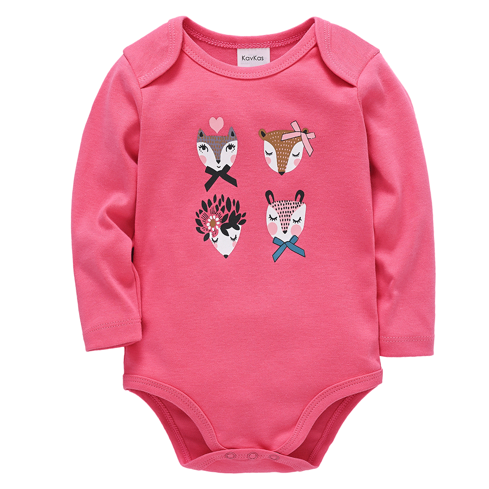 Cross-border infant clothing spring long sleeve 2024 new cartoon romper baby jumpsuit spring clothes cross-border