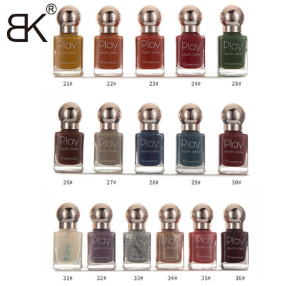 BK new color oily nail polish quick-drying odor-free nail polish net red non-peelable non-baking long-lasting nail polish