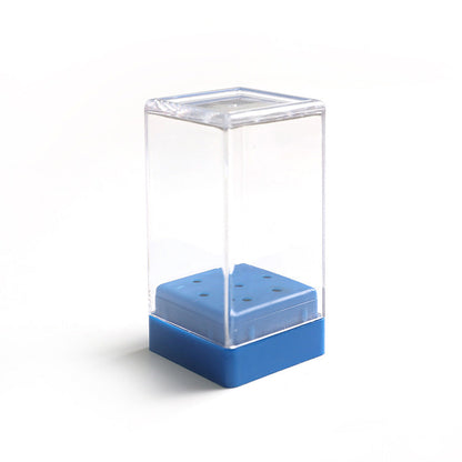 Nail Polishing Head Storage Box Transparent Plastic Portable Tool Box Japanese Acrylic Desktop Organizing Rack 