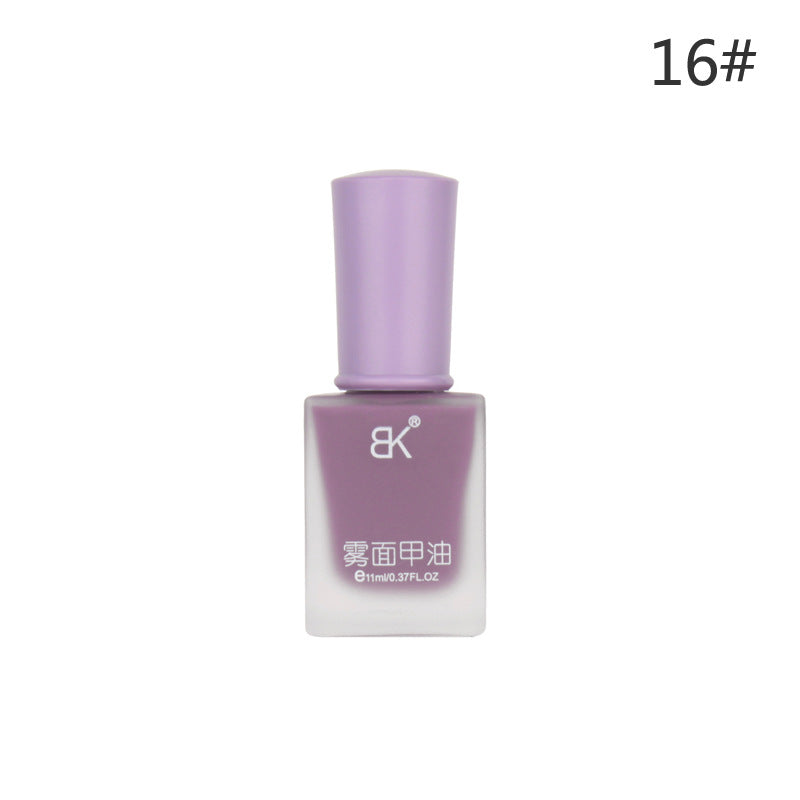 bk2024 summer fashion matte matte oily nail polish no baking long-lasting not easy to fall off can not be peeled frosted wholesale