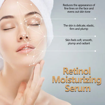 EELHOE Retinol Facial Capsule Essence Firms and Moisturizes the Skin, Diminishes Fine Lines and Hydrates the Skin 