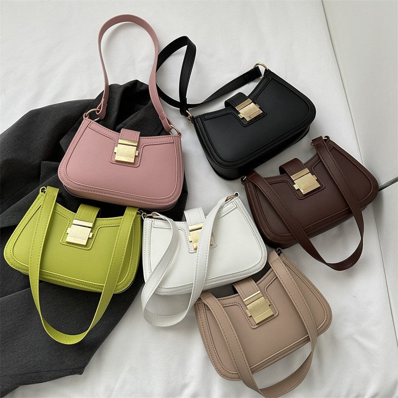 Korean style simple bag women 2024 early autumn new small square bag fashion trend shoulder bag casual simple messenger bag 