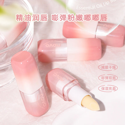 NOVO plant extract lipstick fades lip lines colorless moisturizing anti-drying base temperature change lip balm wholesale 