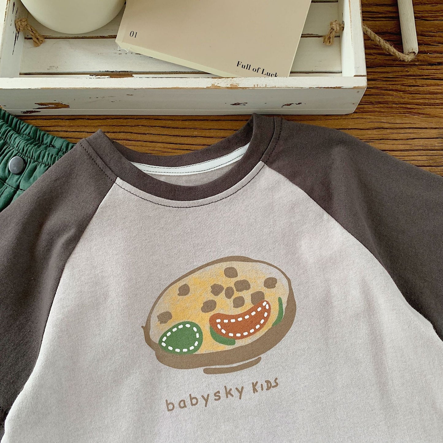 Children's T-shirt Bangcheng 2024 summer new arrival boys cartoon print short T-shirt children's clothing large bowl raglan short sleeve G0087