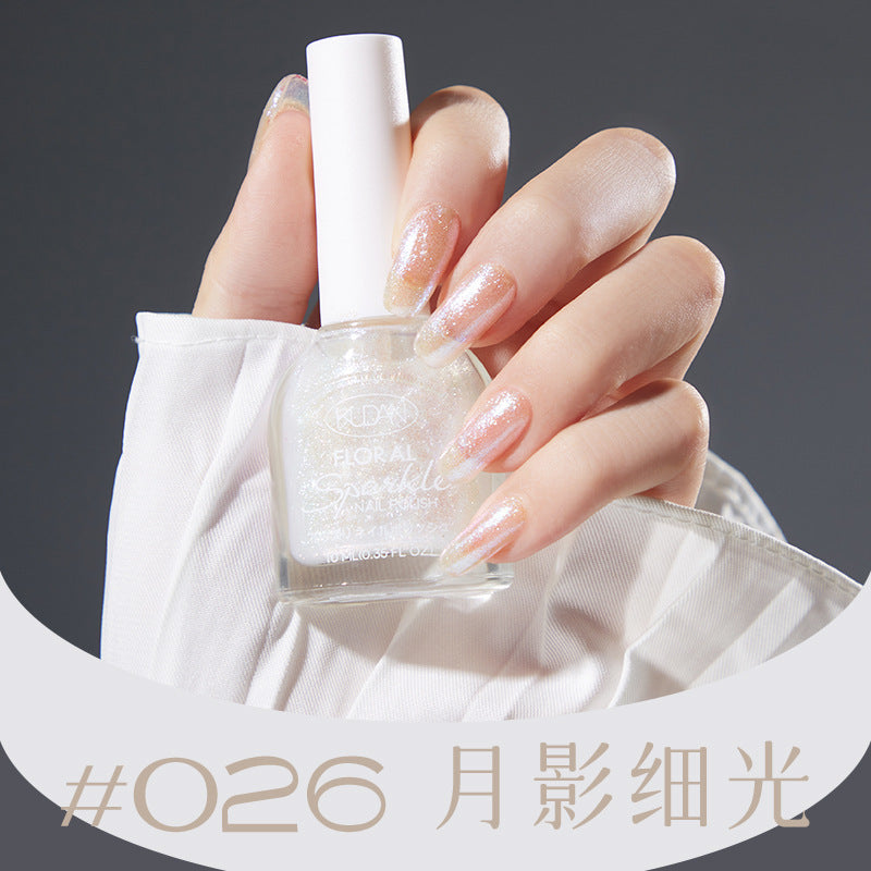 Nail polish no baking quick drying long-lasting tearable autumn and winter peelable water-based transparent nude nail polish wholesale