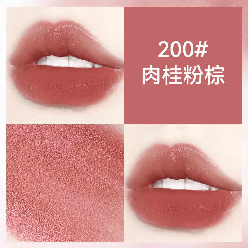 HOJO soft gauze velvet lip glaze silky light mist student party lip gloss whitening affordable wholesale 