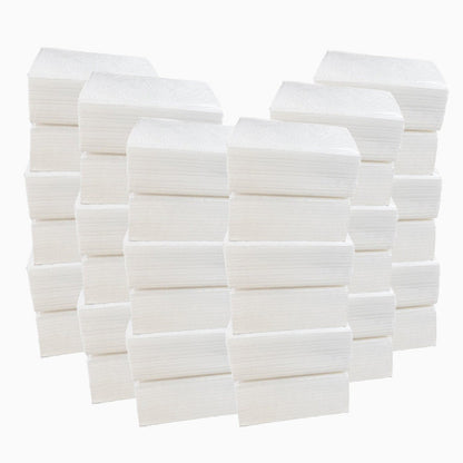 Log embossed transparent packaging hotel paper commercial hotel napkin paper 3 layers thick hand towel toilet paper wholesale