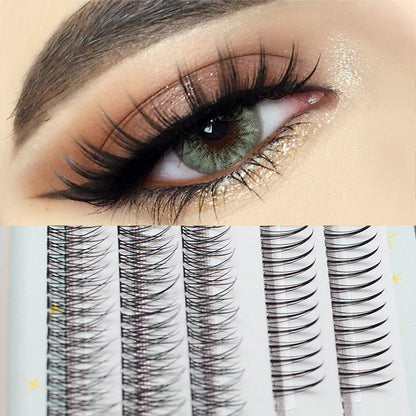 DINGSENA type fairy + fishtail fairy hair mixed set fairy eyelash curling eyelashes various grafted eyelashes