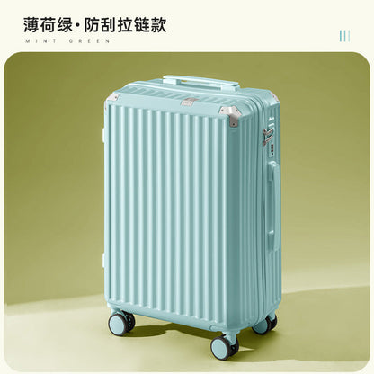 20-inch suitcase, durable, large capacity, silent universal wheel, 28 new password travel boarding suitcase, 24 women 