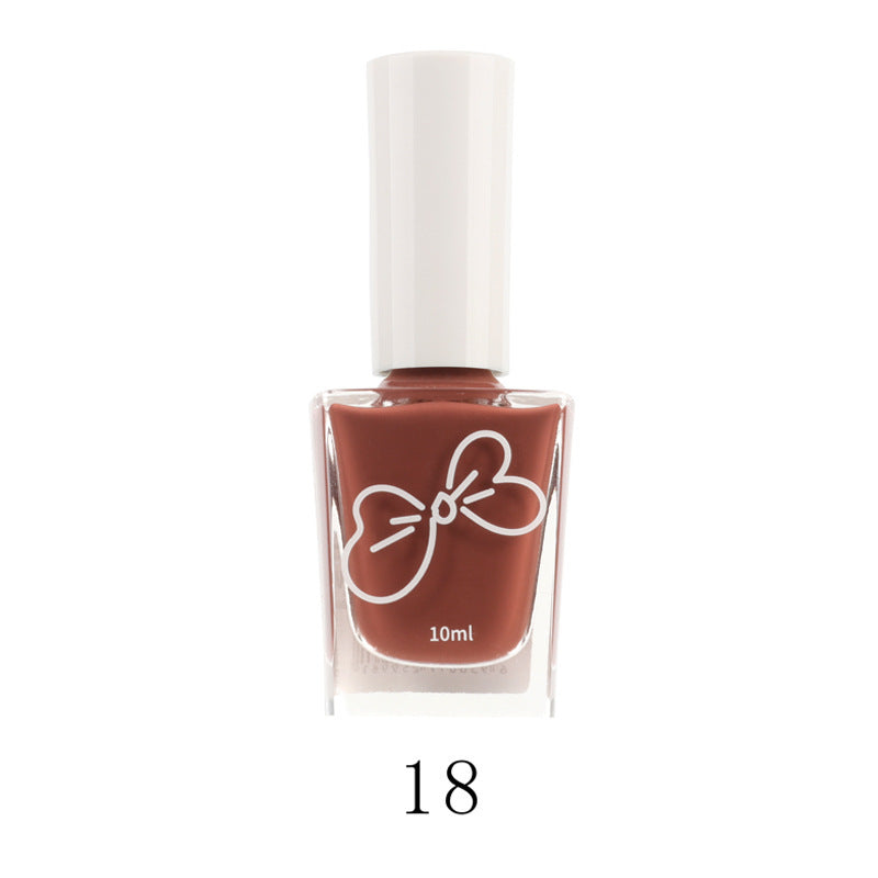 Oily nail polish, no baking, quick drying, non-peelable, non-stripping, safe, cross-border, odorless, nude nail polish for nail salons