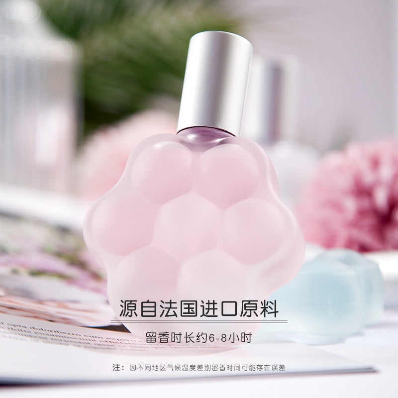 Internet celebrity cute cat claw women's perfume cat claw perfume student fresh light fragrance blue wind chime encounter perfume 